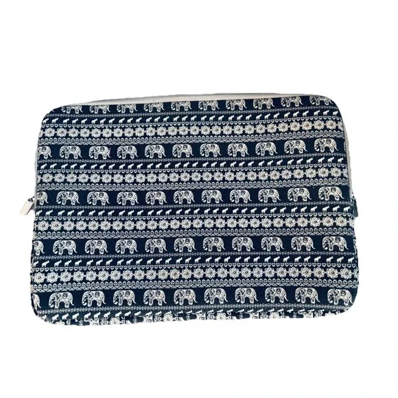 Laptop Case Computer Bag Padded Sleeve Zip Around Animal Print Electronic Travel - Picture 2 of 7